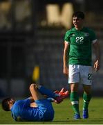 14 June 2022; Liam Kerrigan of Republic of Ireland during the UEFA European U21 Championship Qualifying group F match between Italy and Republic of Ireland at Stadio Cino e Lillo Del Duca in Ascoli Piceno, Italy. Photo by Eóin Noonan/Sportsfile