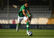 14 June 2022; Tyreik Wright of Republic of Ireland during the UEFA European U21 Championship Qualifying group F match between Italy and Republic of Ireland at Stadio Cino e Lillo Del Duca in Ascoli Piceno, Italy. Photo by Eóin Noonan/Sportsfile