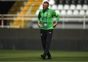 14 June 2022; Republic of Ireland manager Jim Crawford before the UEFA European U21 Championship Qualifying group F match between Italy and Republic of Ireland at Stadio Cino e Lillo Del Duca in Ascoli Piceno, Italy. Photo by Eóin Noonan/Sportsfile