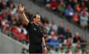 12 June 2022; Referee Jerome Henry during the GAA Football All-Ireland Senior Championship Round 2 match between between Cork and Limerick at Páirc Ui Chaoimh in Cork. Photo by Eóin Noonan/Sportsfile