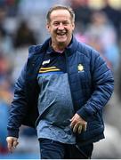 11 June 2022; Clare manager Colm Collins after his side's victory in the GAA Football All-Ireland Senior Championship Round 2 match between Clare and Roscommon at Croke Park in Dublin. Photo by Piaras Ó Mídheach/Sportsfile