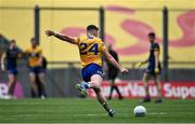 11 June 2022; Keelan Sexton of Clare scores a point from a free late in the second half, to equalise, during the GAA Football All-Ireland Senior Championship Round 2 match between Clare and Roscommon at Croke Park in Dublin. Photo by Piaras Ó Mídheach/Sportsfile