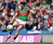 11 June 2022; Paddy Durcan of Mayo during the GAA Football All-Ireland Senior Championship Round 2 match between Mayo and Kildare at Croke Park in Dublin. Photo by Piaras Ó Mídheach/Sportsfile