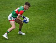 12 June 2022; Ronan Clarke of Mayo during the Electric Ireland GAA Football All-Ireland Minor Championship Quarter-Final match between Mayo and Kildare at O'Connor Park in Tullamore, Offaly. Photo by Piaras Ó Mídheach/Sportsfile