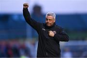 17 June 2022; Bohemians manager Keith Long after his side's victory in the SSE Airtricity League Premier Division match between Bohemians and Shelbourne at Dalymount Park in Dublin. Photo by Harry Murphy/Sportsfile