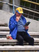 18 June 2022; Clare supporter James Honan, from Ennistymon, Co Clare, ahead of the GAA Hurling All-Ireland Senior Championship Quarter-Final match between Clare and Wexford at the FBD Semple Stadium in Thurles, Tipperary. Photo by Daire Brennan/Sportsfile