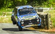 18 June 2022; Gary Kiernan and Daren O'Brien in their Ford Escort Mk2 compete during day two of the Joule Donegal International Rally at Letterkenny in Donegal. Photo by Philip Fitzpatrick/Sportsfile