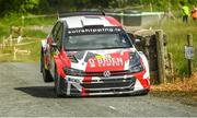18 June 2022; Gareth MacHale and Brian Murphy in their VW Polo GTI R5 compete during day two of the Joule Donegal International Rally at Letterkenny in Donegal. Photo by Philip Fitzpatrick/Sportsfile