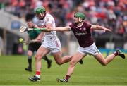 18 June 2022; Robbie O’Flynn of Cork in action against Jack Grealish of Galway during the GAA Hurling All-Ireland Senior Championship Quarter-Final match between Galway and Cork at the FBD Semple Stadium in Thurles, Tipperary. Photo by Daire Brennan/Sportsfile