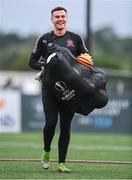 17 June 2022; Dundalk goalkeeper Mark Byrne before the SSE Airtricity League Premier Division match between Dundalk and Shamrock Rovers at Oriel Park in Dundalk, Louth. Photo by Ben McShane/Sportsfile