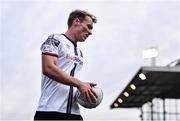 17 June 2022; Greg Sloggett of Dundalk prepares to take a corner during the SSE Airtricity League Premier Division match between Dundalk and Shamrock Rovers at Oriel Park in Dundalk, Louth. Photo by Ben McShane/Sportsfile