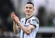 17 June 2022; Darragh Leahy of Dundalk after the SSE Airtricity League Premier Division match between Dundalk and Shamrock Rovers at Oriel Park in Dundalk, Louth. Photo by Ben McShane/Sportsfile