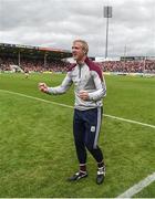 18 June 2022; Galway manager Henry Shefflin celebrates after the GAA Hurling All-Ireland Senior Championship Quarter-Final match between Galway and Cork at the FBD Semple Stadium in Thurles, Tipperary. Photo by Daire Brennan/Sportsfile