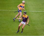 18 June 2022; Jack O'Connor of Wexford celebrates after scoring his side's first goal during the GAA Hurling All-Ireland Senior Championship Quarter-Final match between Clare and Wexford at the FBD Semple Stadium in Thurles, Tipperary. Photo by Daire Brennan/Sportsfile