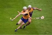 18 June 2022; Ryan Taylor of Clare in action against Conor Devitt of Wexford during the GAA Hurling All-Ireland Senior Championship Quarter-Final match between Clare and Wexford at the FBD Semple Stadium in Thurles, Tipperary. Photo by Daire Brennan/Sportsfile