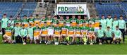 17 June 2022; The Offaly squad before the Electric Ireland GAA Hurling All-Ireland Minor Championship Semi-Final match between Offaly and Clare at FBD Semple Stadium in Thurles, Tipperary. Photo by Piaras Ó Mídheach/Sportsfile
