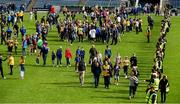 18 June 2022; Security personnel move along the pitch as supporters prepare to leave after the GAA Hurling All-Ireland Senior Championship Quarter-Final match between Clare and Wexford at the FBD Semple Stadium in Thurles, Tipperary. Photo by Ray McManus/Sportsfile
