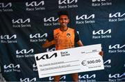 18 June 2022; Efrem Gidey of Clonliffe Harriers AC after the Dunshaughlin 10km Kia Race Series in Dunshaughlin, Co Meath. Photo by David Fitzgerald/Sportsfile