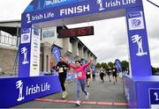 19 June 2022; Jacinta Hyland during the Irish Life Dublin Race Series – Tallaght 5 Mile at Tallaght in Dublin. Photo by David Fitzgerald/Sportsfile