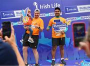 19 June 2022; Participants after the Irish Life Dublin Race Series – Tallaght 5 Mile at Tallaght in Dublin. Photo by David Fitzgerald/Sportsfile