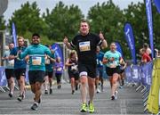 19 June 2022; Andy Dunne of Jobstown Running Club during the Irish Life Dublin Race Series – Tallaght 5 Mile at Tallaght in Dublin. Photo by David Fitzgerald/Sportsfile