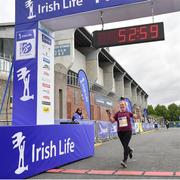 19 June 2022; Jenny Ní Dhoibhilín during the Irish Life Dublin Race Series – Tallaght 5 Mile at Tallaght in Dublin. Photo by David Fitzgerald/Sportsfile