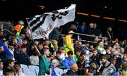 19 June 2022; A young Sligo supporter waves a flag before the Tailteann Cup Semi-Final match between Sligo and Cavan at Croke Park in Dublin. Photo by George Tewkesbury/Sportsfile