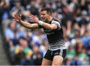 19 June 2022; Niall Murphy of Sligo reacts as his team miss an opportunity during the Tailteann Cup Semi-Final match between Sligo and Cavan at Croke Park in Dublin. Photo by George Tewkesbury/Sportsfile