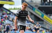 19 June 2022; A dejected Evan Lyons of Sligo after the Tailteann Cup Semi-Final match between Sligo and Cavan at Croke Park in Dublin. Photo by George Tewkesbury/Sportsfile