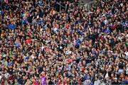 19 June 2022; Supporters during the Tailteann Cup Semi-Final match between Sligo and Cavan at Croke Park in Dublin. Photo by Ray McManus/Sportsfile