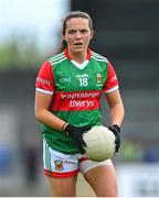 19 June 2022; Tamara O'Connor of Mayo during the TG4 All-Ireland SFC Group A Round 2 match between Cavan and Mayo at Glennon Brothers Pearse Park in Longford. Photo by Ben McShane/Sportsfile