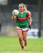 19 June 2022; Ciara Needham of Mayo during the TG4 All-Ireland SFC Group A Round 2 match between Cavan and Mayo at Glennon Brothers Pearse Park in Longford. Photo by Ben McShane/Sportsfile
