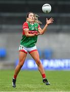 19 June 2022; Sarah Mulvihill of Mayo during the TG4 All-Ireland SFC Group A Round 2 match between Cavan and Mayo at Glennon Brothers Pearse Park in Longford. Photo by Ben McShane/Sportsfile
