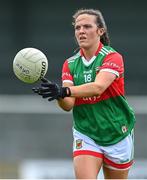 19 June 2022; Tamara O'Connor of Mayo during the TG4 All-Ireland SFC Group A Round 2 match between Cavan and Mayo at Glennon Brothers Pearse Park in Longford. Photo by Ben McShane/Sportsfile