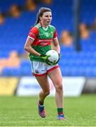 19 June 2022; Aoife Geraghty of Mayo during the TG4 All-Ireland SFC Group A Round 2 match between Cavan and Mayo at Glennon Brothers Pearse Park in Longford. Photo by Ben McShane/Sportsfile