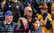 18 June 2022; Clare and Wexford supporters in the last minutes of the GAA Hurling All-Ireland Senior Championship Quarter-Final match between Clare and Wexford at the FBD Semple Stadium in Thurles, Tipperary. Photo by Ray McManus/Sportsfile