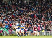 19 June 2022; Supporters look on during the Electric Ireland GAA Hurling All-Ireland Minor Championship Semi-Final match between Tipperary and Galway at the LIT Gaelic Grounds in Limerick. Photo by Michael P Ryan/Sportsfile