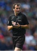 19 June 2022; Referee Paul Fallon during the Tailteann Cup Semi-Final match between Westmeath and Offaly at Croke Park in Dublin. Photo by George Tewkesbury/Sportsfile