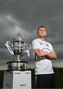 21 June 2022; Jack O'Connor of Maynooth University Town poses for a portrait at the 2022 Extra.ie FAI Cup First Round Draw at FAI Headquarters in Abbotstown, Dublin. Photo by Ramsey Cardy/Sportsfile