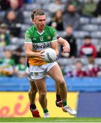 19 June 2022; Anton Sullivan of Offaly during the Tailteann Cup Semi-Final match between Westmeath and Offaly at Croke Park in Dublin. Photo by Ray McManus/Sportsfile