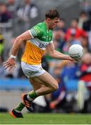 19 June 2022; Jordan Hayes of Offaly during the Tailteann Cup Semi-Final match between Westmeath and Offaly at Croke Park in Dublin. Photo by Ray McManus/Sportsfile