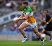 19 June 2022; Cian Donohoe of Offaly during the Tailteann Cup Semi-Final match between Westmeath and Offaly at Croke Park in Dublin. Photo by Ray McManus/Sportsfile
