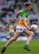 19 June 2022; Johnny Moloney of Offaly during the Tailteann Cup Semi-Final match between Westmeath and Offaly at Croke Park in Dublin. Photo by Ray McManus/Sportsfile