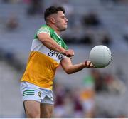 19 June 2022; Cathal Flynn of Offaly during the Tailteann Cup Semi-Final match between Westmeath and Offaly at Croke Park in Dublin. Photo by Ray McManus/Sportsfile