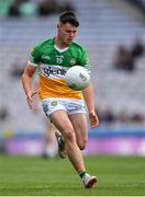 19 June 2022; Cathal Flynn of Offaly during the Tailteann Cup Semi-Final match between Westmeath and Offaly at Croke Park in Dublin. Photo by Ray McManus/Sportsfile