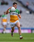 19 June 2022; Cathal Flynn of Offaly during the Tailteann Cup Semi-Final match between Westmeath and Offaly at Croke Park in Dublin. Photo by Ray McManus/Sportsfile