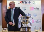 21 June 2022; FAI President Gerry McAnaney during the 2022 Extra.ie FAI Cup First Round Draw at FAI Headquarters in Abbotstown, Dublin. Photo by Ramsey Cardy/Sportsfile