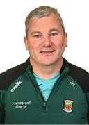 15 June 2022; Manager James Horan during a Mayo football squad portrait session at Hastings Insurance MacHale Park in Castlebar, Mayo. Photo by Harry Murphy/Sportsfile