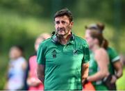 23 June 2022; Ireland head coach Sean Dancer during the SoftCo Series match between Ireland and Japan at National Hockey Stadium in UCD, Dublin. Photo by David Fitzgerald/Sportsfile