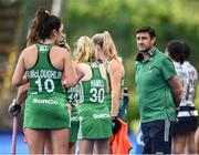 23 June 2022; Ireland head coach Sean Dancer during the SoftCo Series match between Ireland and Japan at National Hockey Stadium in UCD, Dublin. Photo by David Fitzgerald/Sportsfile